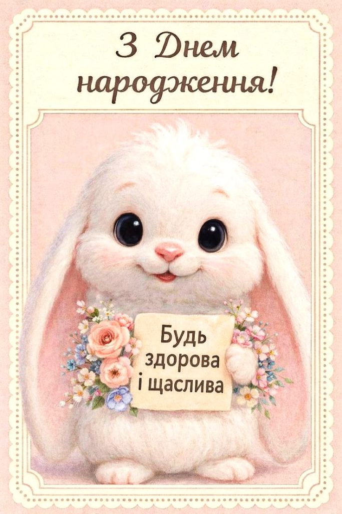  привітання з Днем народження для дівчат картинка 18