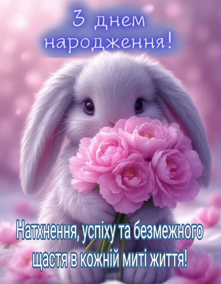  привітання з Днем народження для дівчат картинка 19