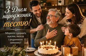 Привітання з днем народження тестя