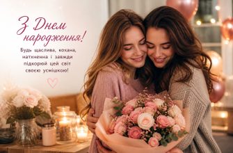 Привітання з днем народження двоюрідній сестрі