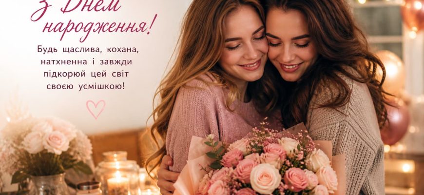 Привітання з днем народження двоюрідній сестрі